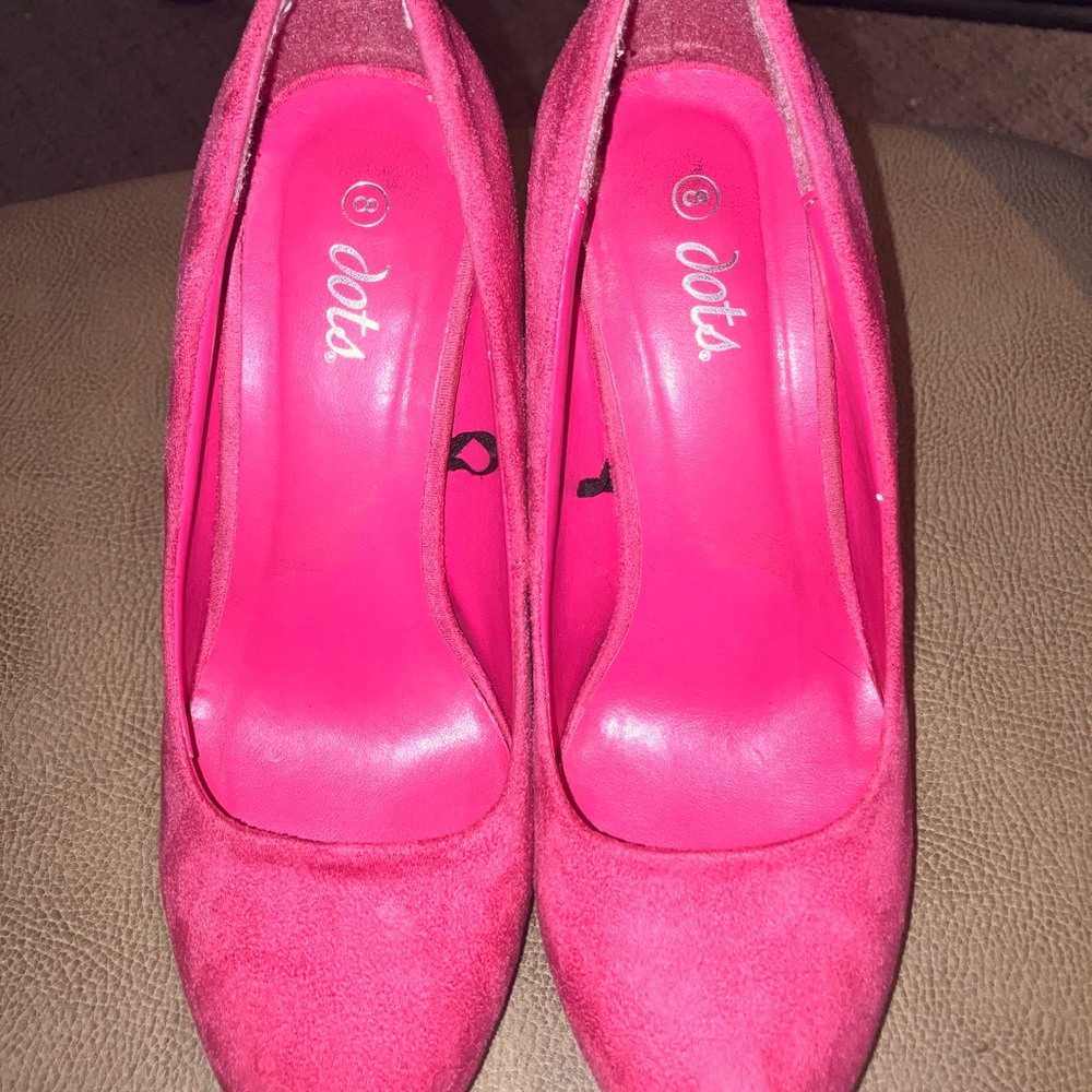 Dots Fuchsia Women's Heels